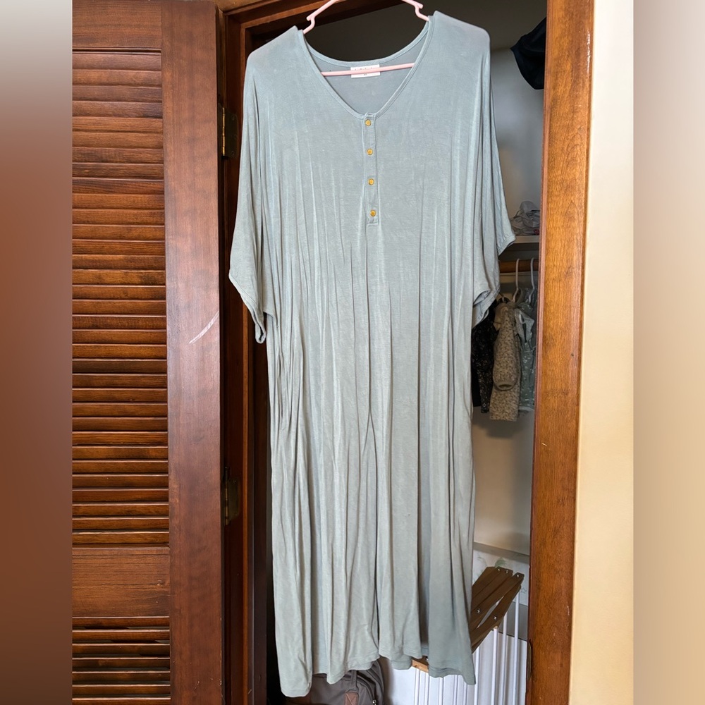 Dwell + Slumber Light Blue Casual Dress